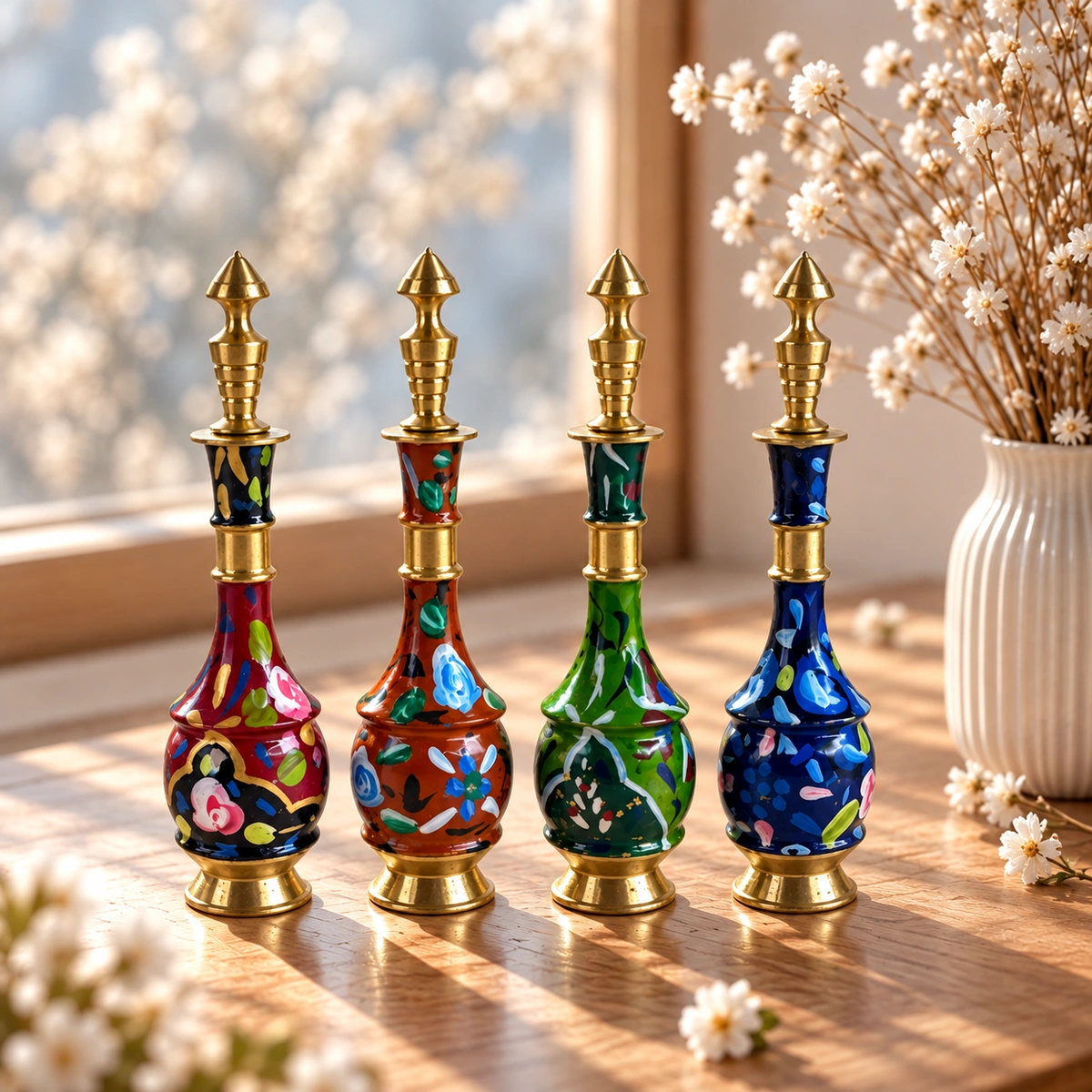 makahil_1200x1200-2 مكحلة نحاسية ملونة - الصورة 1